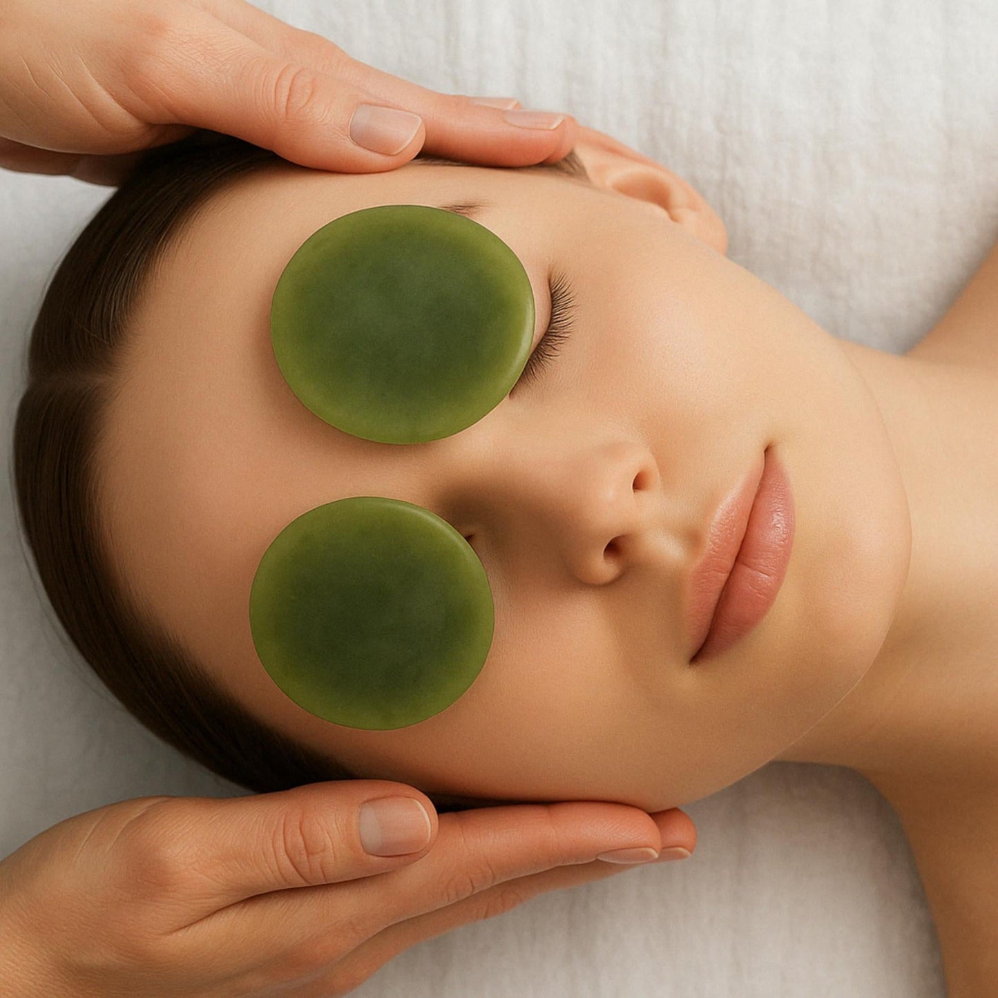 Patchs de Jade pour les Yeux – Un Soin Luxueux pour une Regénération Instantanée